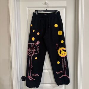 Chinatown Market X Andre Saravia Collab Black Sweatpants